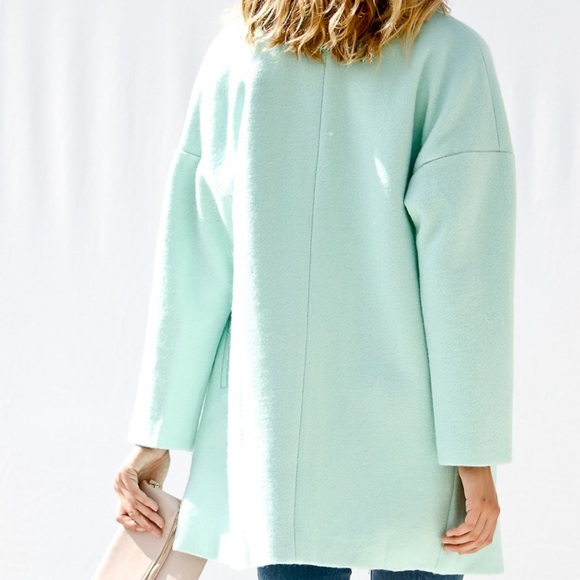 πCLEARANCE π1 left π Mint Wool Coat - Picture 3 of 4